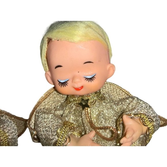 2  Cardboard Plastic Angels- Tabletop or Tree Toppers - Picture 3 of 8